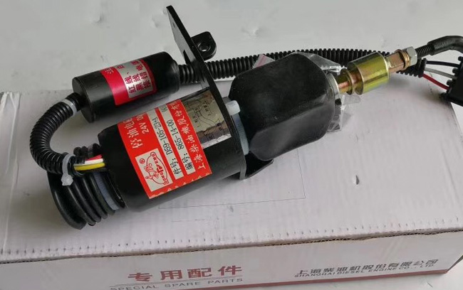 推土機(jī) 濰柴/CECC/sdec 12 v 柴油發(fā)動機(jī)燃油停油電磁閥